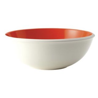 Racheal Ray Porcelain Round Serving Bowl   Orange