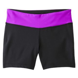 C9 by Champion Womens Premium Short Tight   Black/Purple XL