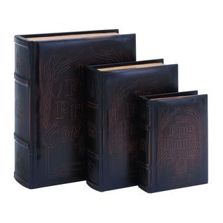 The Frog Prince Continued Leather Book Boxes (set Of 3)
