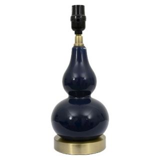 Threshold Small Double Gourd Lamp Base   Nighttime Blue