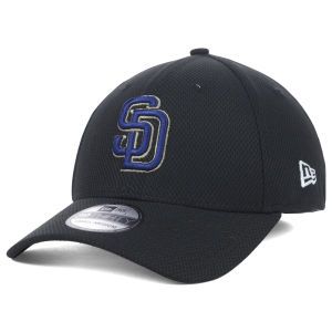San Diego Padres New Era MLB Diamond Era Black 39THIRTY Cap