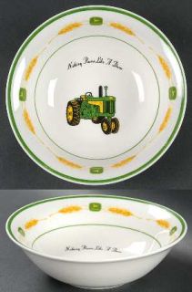 Gibson Designs John Deere Amber Fields (Coupe) Soup/Cereal Bowl, Fine China Dinn