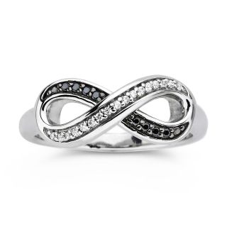 Infinite Promise 1/10 CT. T.W. Black & White Diamond Ring, Womens