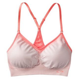 C9 by Champion Womens Seamless Bra With Removable Pads   Sunset XS