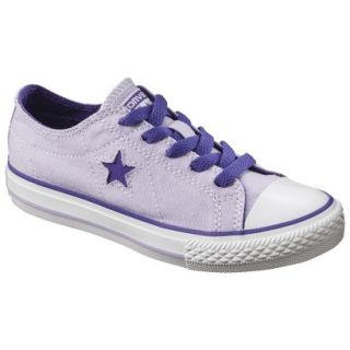 Girls Converse One Star Slip on Sneaker   Purple 1