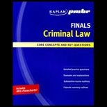 Kaplan PMBR Finals  Criminal Law  Core Concepts and Key Questions