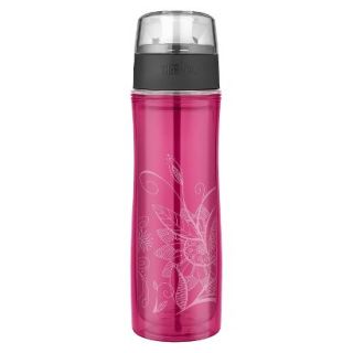 Thermos Double Wall Hydration Bottle   Pink Design (18oz)