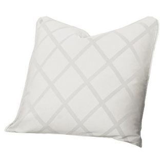 Sure Fit Durham 18 Pillow Slipcover   White