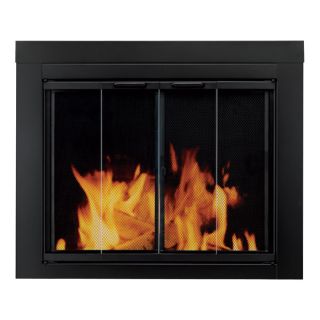 Pleasant Hearth Ascot Fireplace Glass Door   For Masonry Fireplaces, Small,