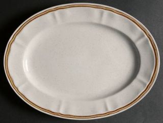 Hearthside Berries N Cream 12 Oval Serving Platter, Fine China Dinnerware   Am