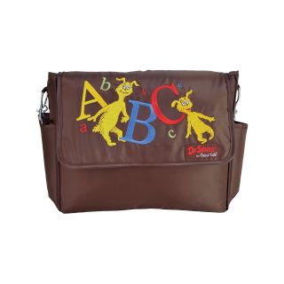 Trend Lab Dr. Seuss ABC Messenger Diaper Bag, Brown