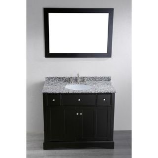 Bosconi Bosconi Sb 2205 Black Finish Contemporary 39 inch Single Vanity Black Size Single Vanities