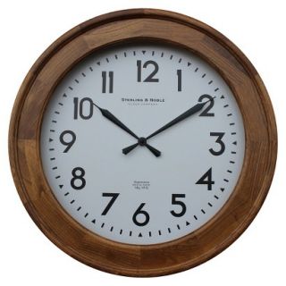 Threshold Casual Wood Wall Clock
