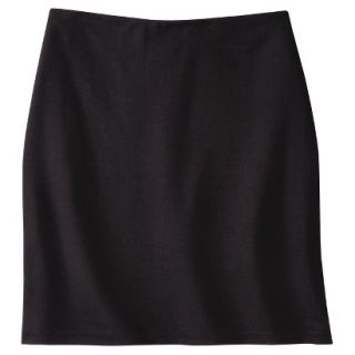 Mossimo Womens Plus Size Ponte Pencil Skirt   Black 3