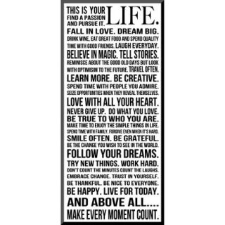 Art   This is Your Life Mounted Print