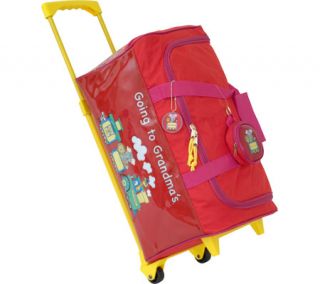 Childrens Mercury Luggage Going to Grandmas Wheeled Duffle   Red