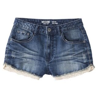 Mossimo Supply Co. Juniors High Waisted Denim Short with Lace Trim   3