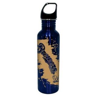 MLB Milwaukee Brewers Water Bottle   Blue (26 oz.)