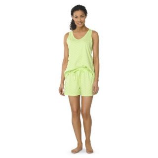 Of The Moment Womens Pajama Set   Green Floral S