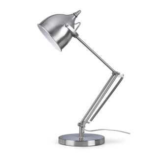 Artiva Usa Silverado 27.5 inch Brushed Stainless Steel Swing Arm Table Lamp