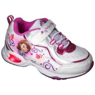 Toddler Girls Sofia The First Light Up Sneaker   Pink 10
