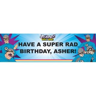 The Aquabats Supershow Personalized Banner