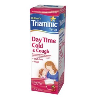 Triaminic Childrens Nighttime Cold and Cough Syrup Cherry   4 oz