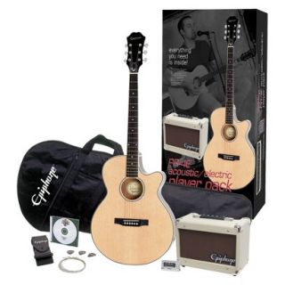 Epiphone PR4E Player Acoustic Electric Guitar Package