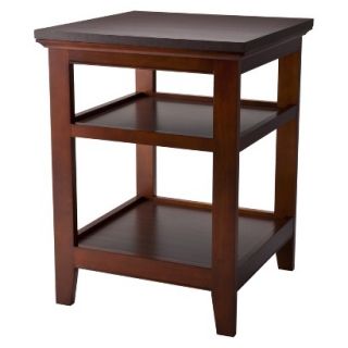 End Table Threshold Carson End Table   Chestnut