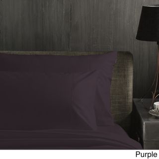 Ienjoy Bedding Ultra fine Weave Combed Easy Care 4 piece Sheet Set Purple Size King/California King