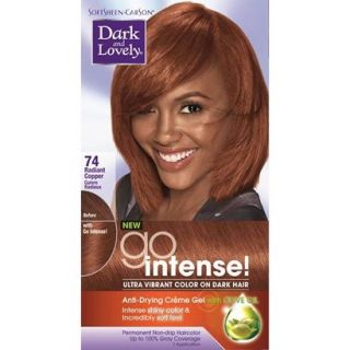 Dark and Lovely Ultra Vibrant Permanent Hair Color   74 Radiant Copper
