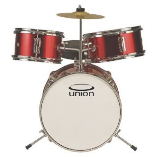 Union Toy Drum Set   Red (DRSUT3MR)