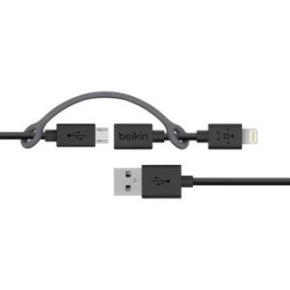Belkin 3 Feet Micro Charge with Lightning Connector/Micro S Adapter  