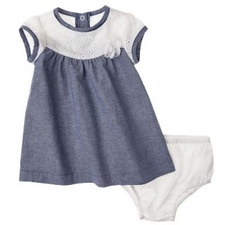 Genuine Kids from OshKosh Newborn Girls 2 Piece Dress Set   Blue 3 6 M