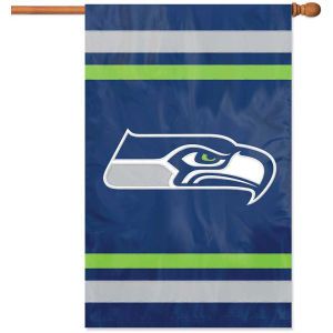 Seattle Seahawks Applique House Flag