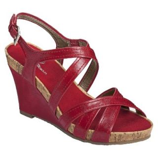 Womens A2 By Aerosoles Candyplush Wedge Sandal   Red 7.5