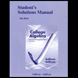 College Algebra Enhanced with Graphing Utilities   Solution Manual