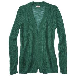 Mossimo Supply Co. Juniors Open Front Cardigan   Green M(7 9)