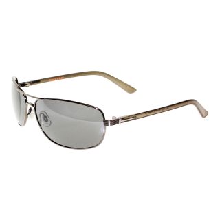 Dockers Polarized Rectangle Sunglasses, Gunmetal, Mens
