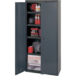 Edsal Welded Vault Cabinet   36 Inch W x 24 Inch D x 72 Inch H, Model VC362472