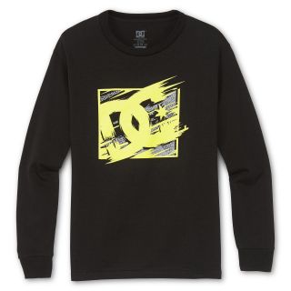 Dc Shoes Long Sleeve Tee   Boys 8 20, Stinger blk, Boys