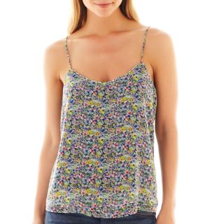 Mng By Mango Floral Cami, Blue, Womens