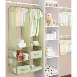 Delta Nursery Closet Organizer   Green (24 Pieces)