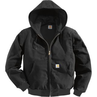 Carhartt Duck Active Jacket   Thermal Lined, Black, 3XL, Big Style, Model J131