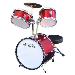 Schoenhut Toy Drum Set   Red/White