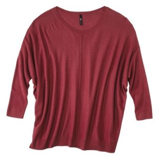 labworks Womens Plus Size Long Sleeve Sweater   Terra Cotta 2