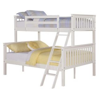 Kids Bed Cameron Bunk Kids Bed   White (Twin/Full)