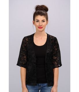Dolce Vita Gingerly Quarter Sleeve Top Womens Sweater (Black)