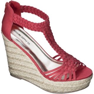 Womens Mossimo Supply Co. Novalee Wedge Sandal   Coral 8