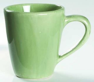 Pottery Barn Sausalito Celery (Light Green) Mug, Fine China Dinnerware   All Lig